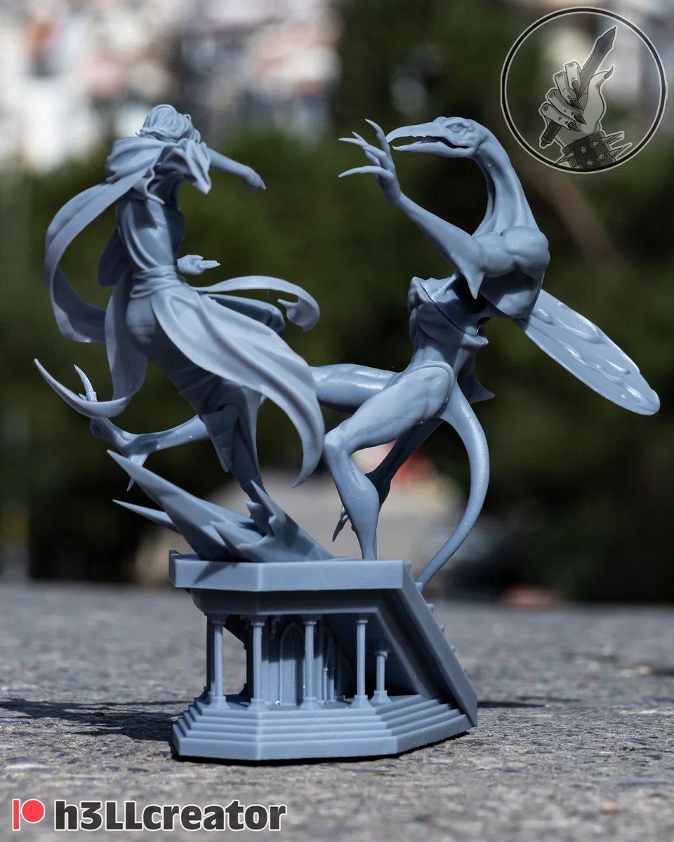 Sypha Belnades | Fan Art | 3D Printed Resin Model Garage Kit | *Un-Painted* | H3LL Creator 6
