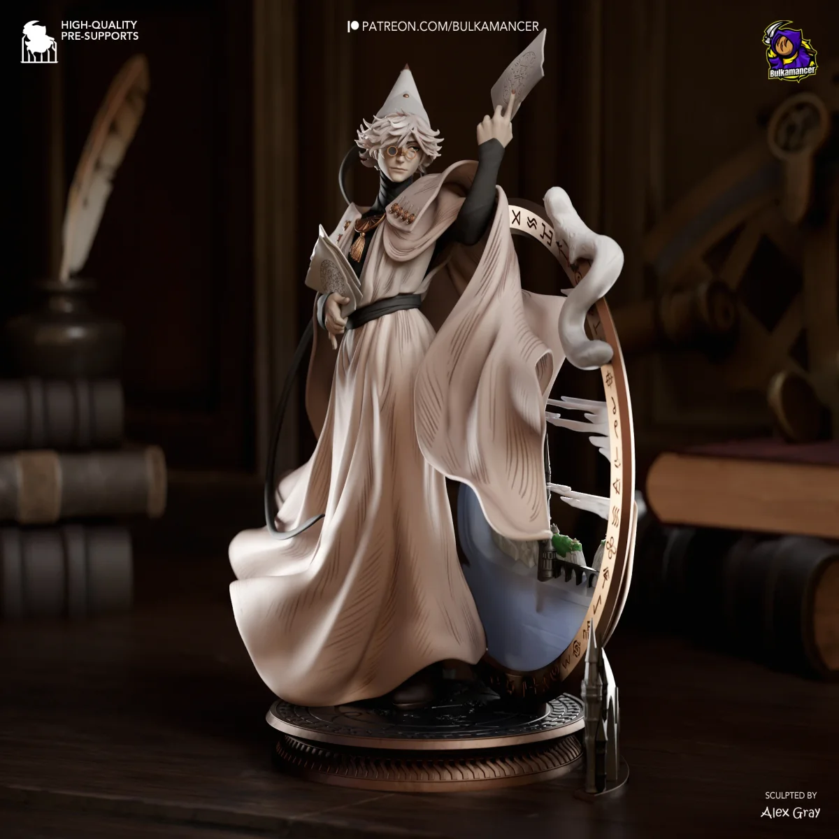 Qifrey | Fan Art | 3D Printed Resin Model Garage Kit | *Un-Painted* | Bulkamancer 5