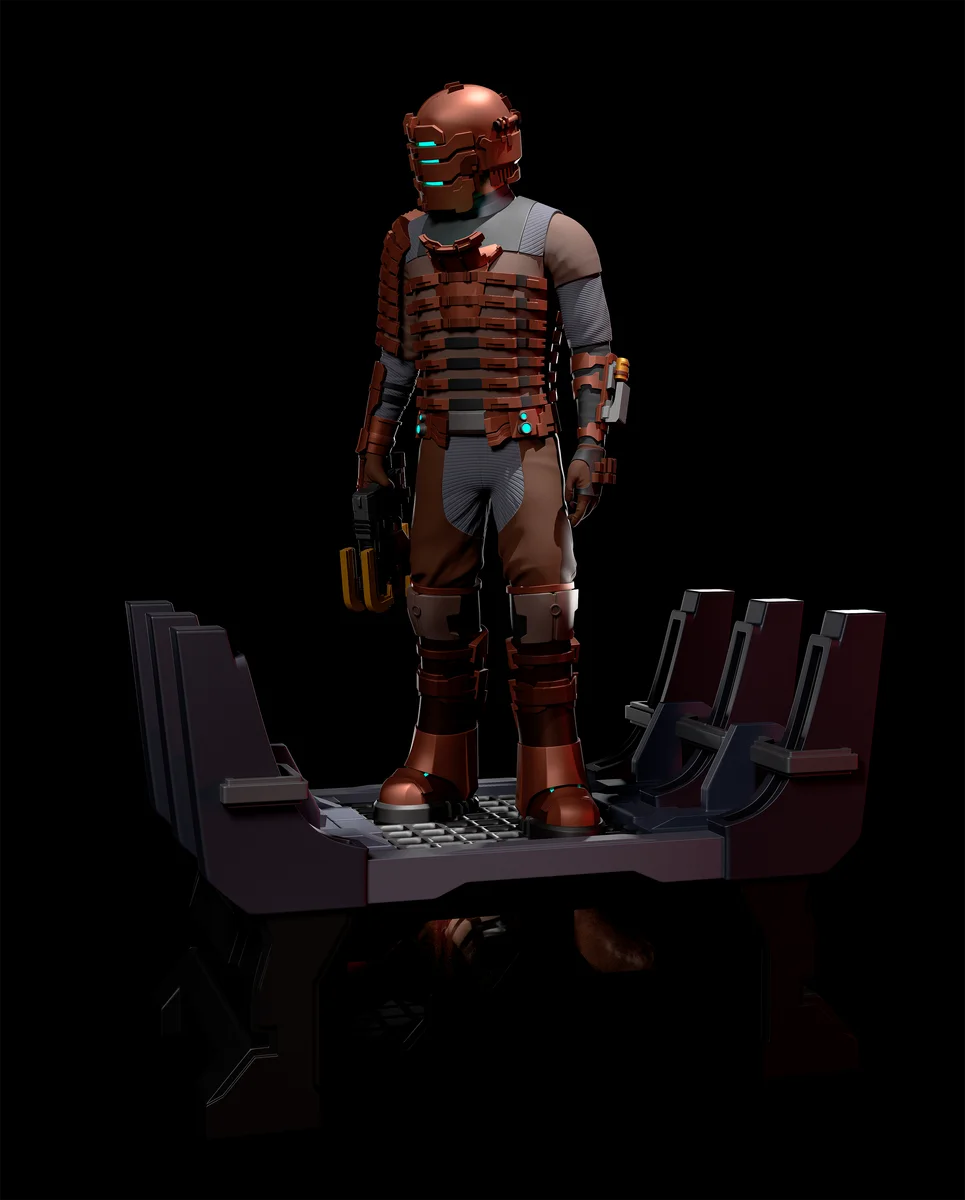 Isaac Clarke | Fan Art | 3D Printed Resin Model Garage Kit | *Un-Painted* | H3LL Creator