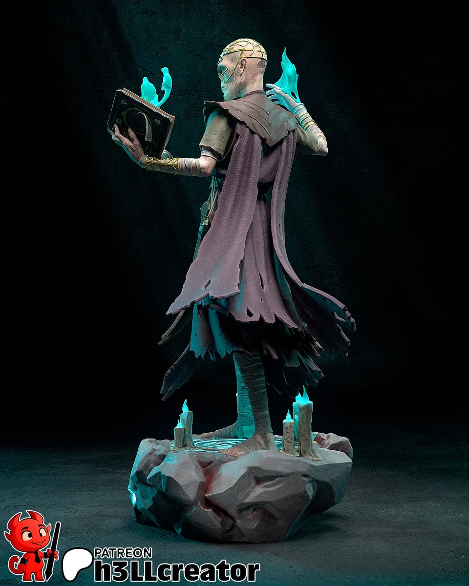 Withers | Fan Art | 3D Printed Resin Model Garage Kit | *Un-Painted* | H3LL Creator 7