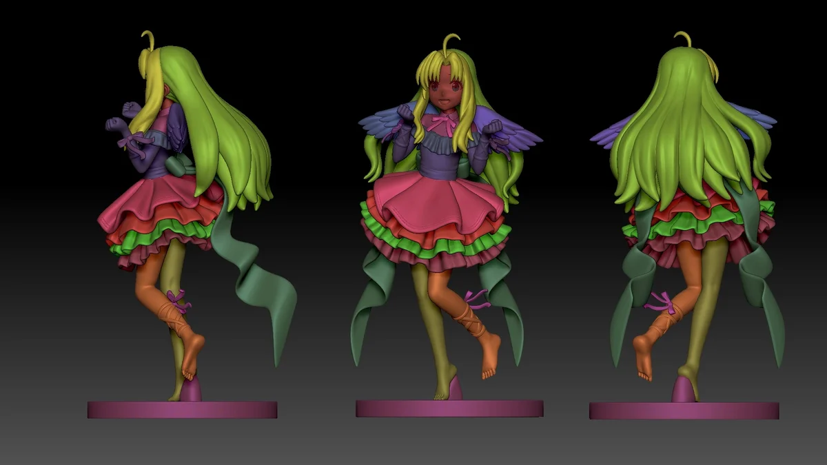 Filo | Fan Art | 3D Printed Resin Model Garage Kit | *Un-Painted* | Sin3Dstudio 9