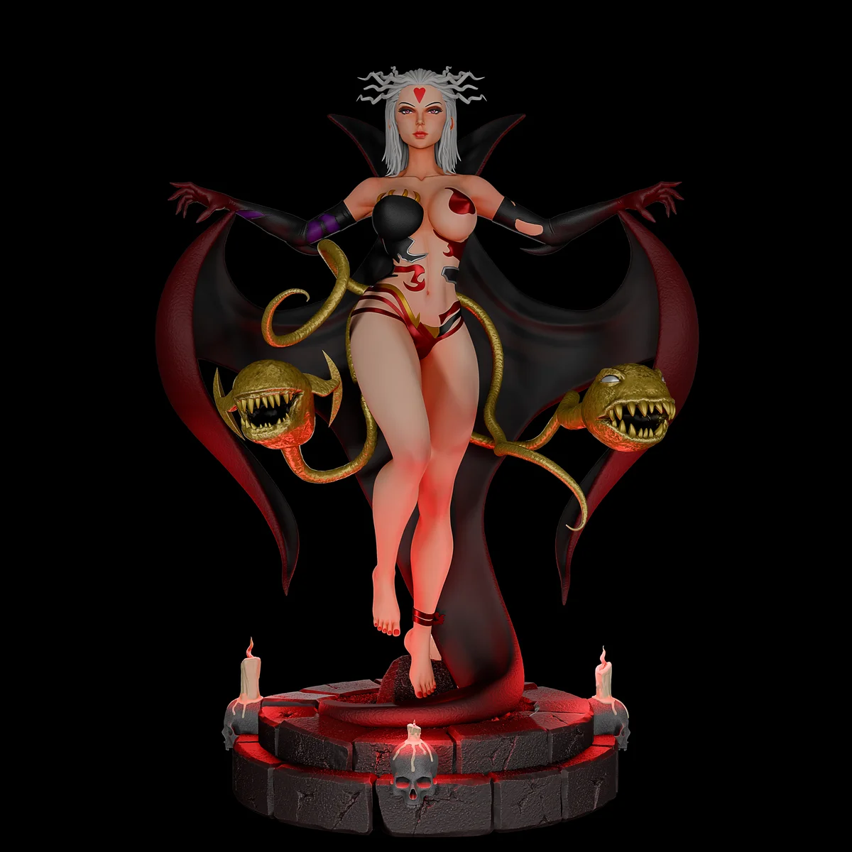 Cloud of Darkness | Fan Art | 3D Printed Resin Model Garage Kit | *Un-Painted* | Momoji 4