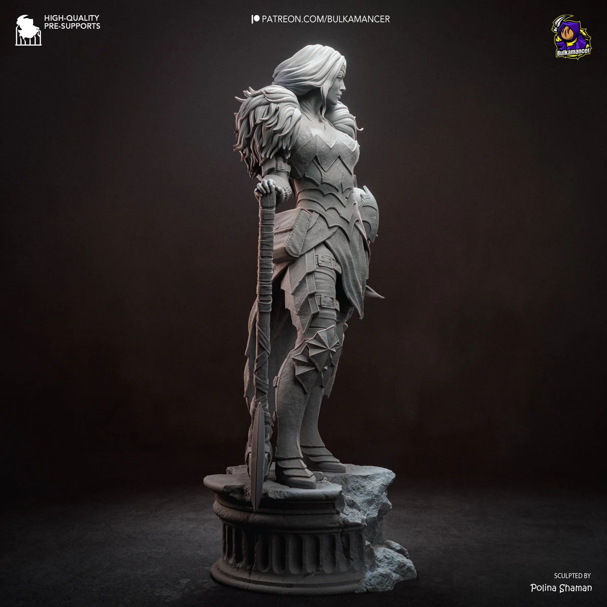 Absolute Wonder Woman | Fan Art | 3D Printed Resin Model Garage Kit | *Un-Painted* | Bulkamancer 8