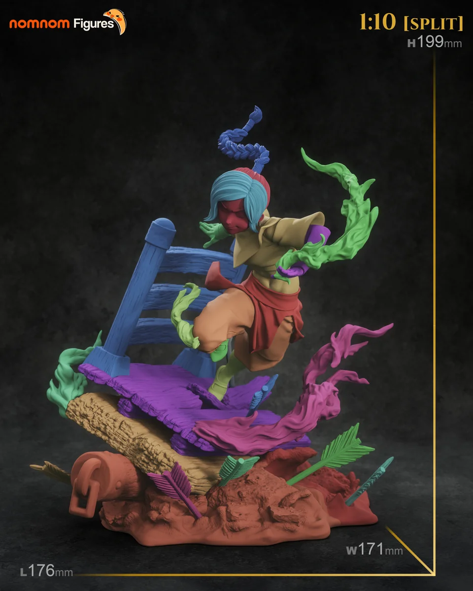 Ty Lee | Fan Art | 3D Printed Resin Model Garage Kit | *Un-Painted* | Nomnom 10