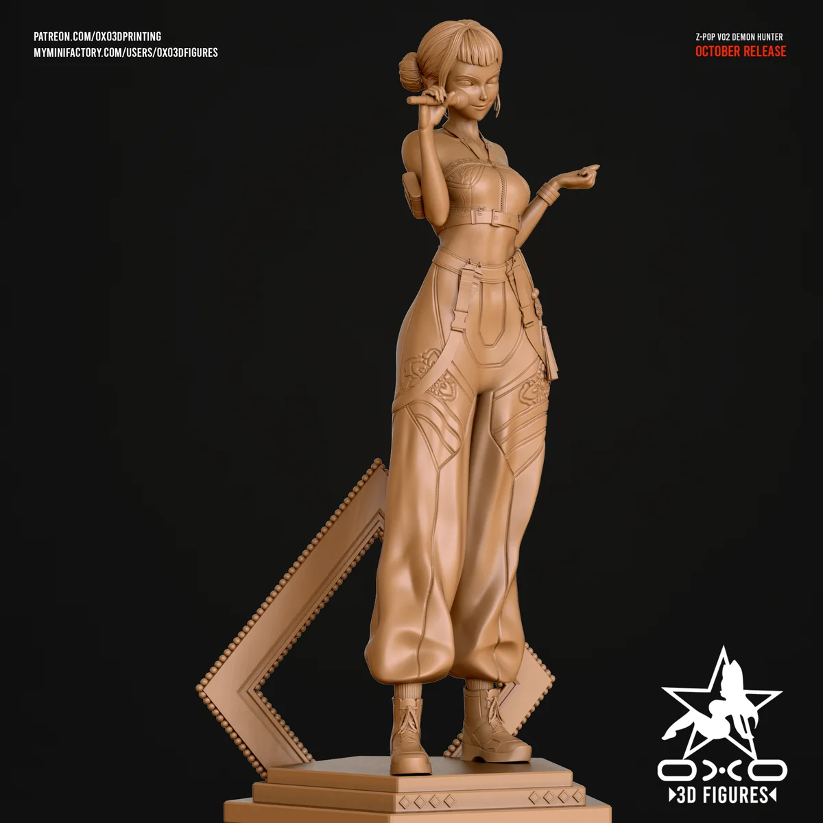 Zoey | Fan Art | 3D Printed Resin Model Garage Kit | *Un-Painted* | OXO3D 5