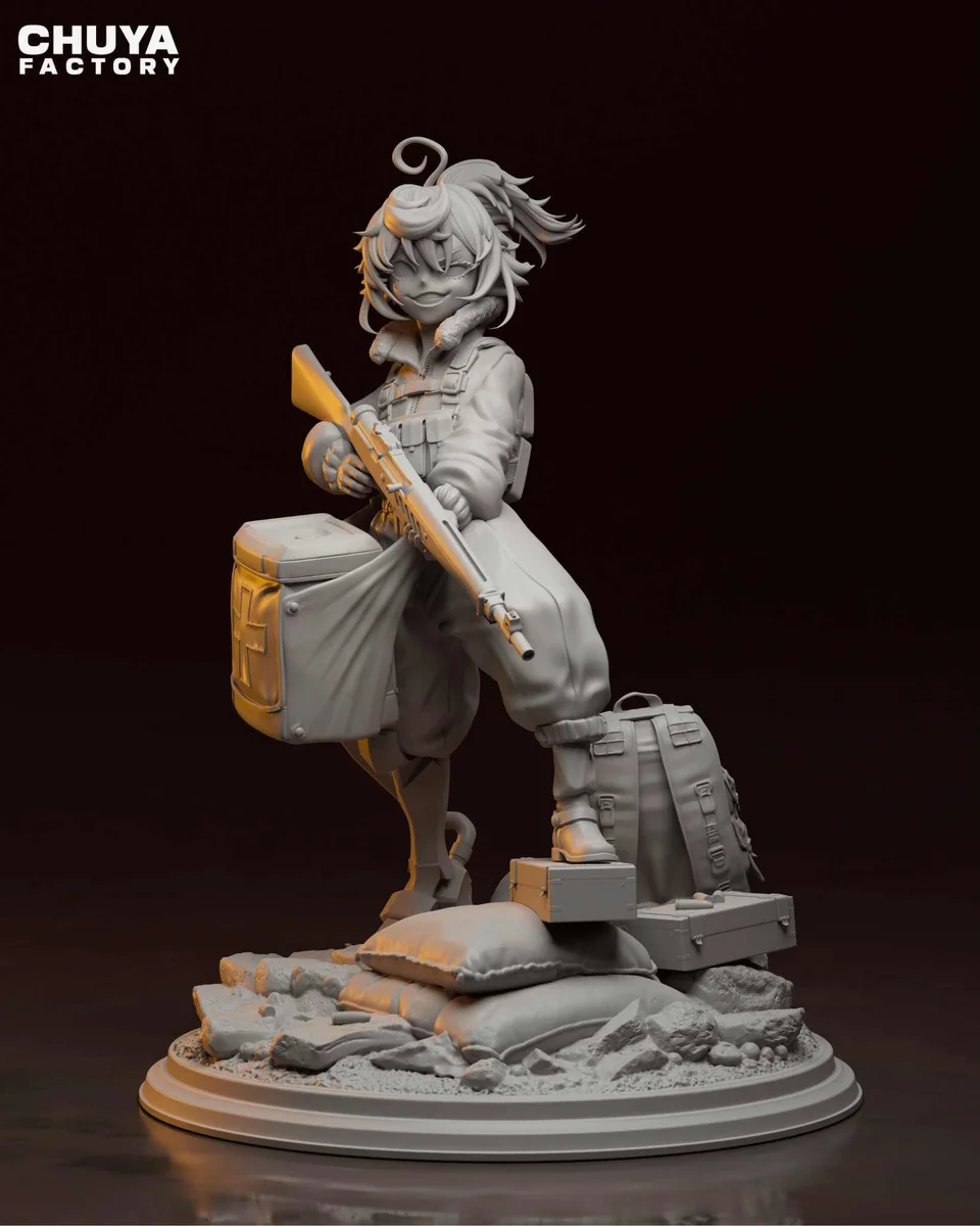 Tanya von Degurechaff | Fan Art | 3D Printed Resin Model Garage Kit | *Un-Painted* | Chuya Factory 9
