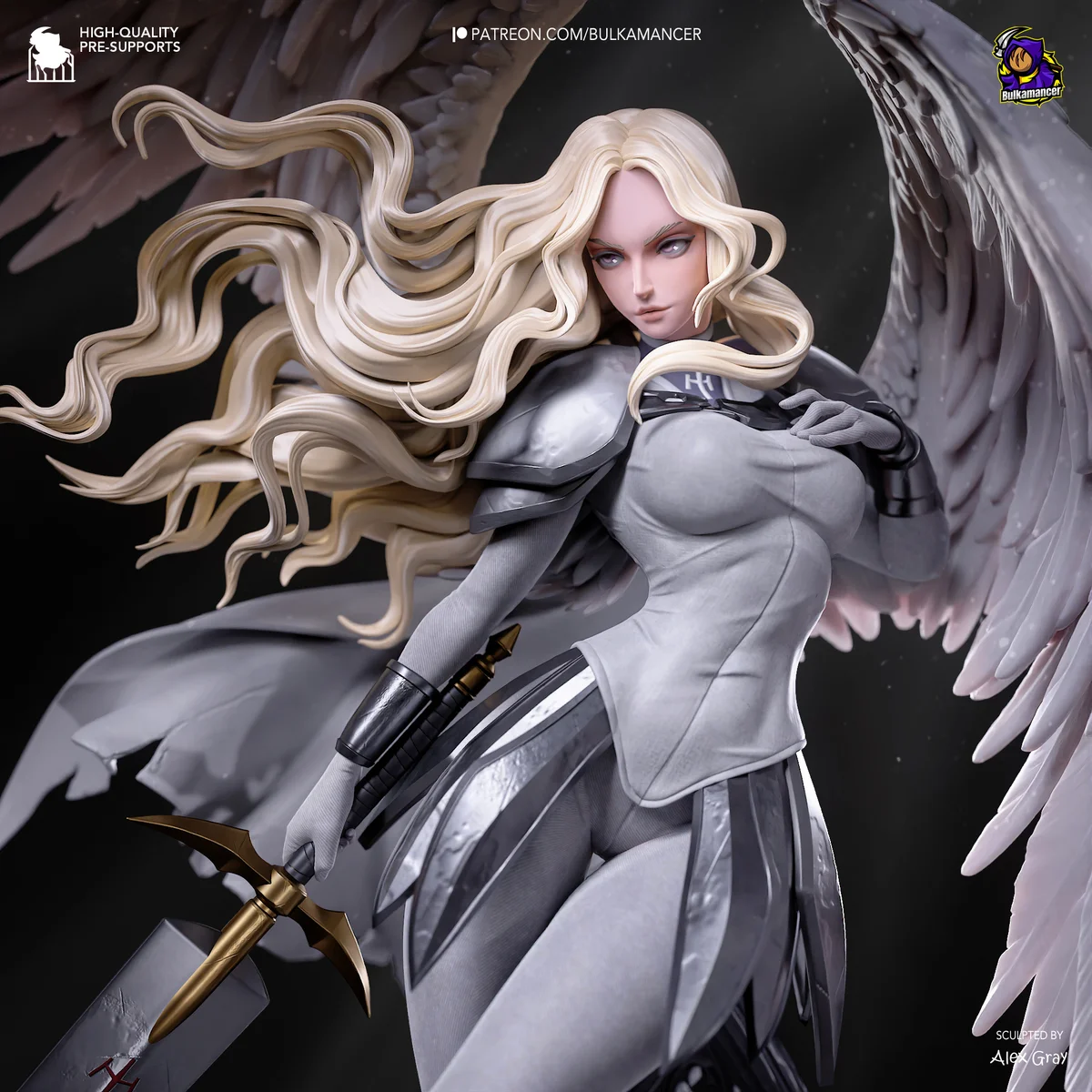 Teresa | Fan Art | 3D Printed Resin Model Garage Kit | *Un-Painted* | Bulkamancer