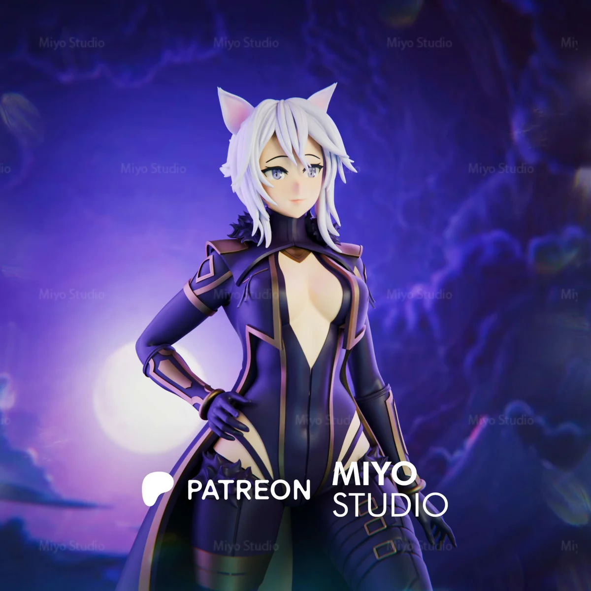 Zeta Uniform | Fan Art | 3D Printed Resin Model Garage Kit | *Un-Painted* | MiyoStudio