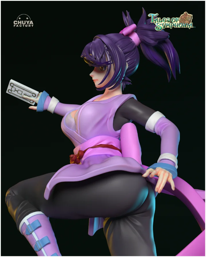Sheena Fujibayashi | Fan Art | 3D Printed Resin Model Garage Kit | *Un-Painted* | Chuya Factory 3