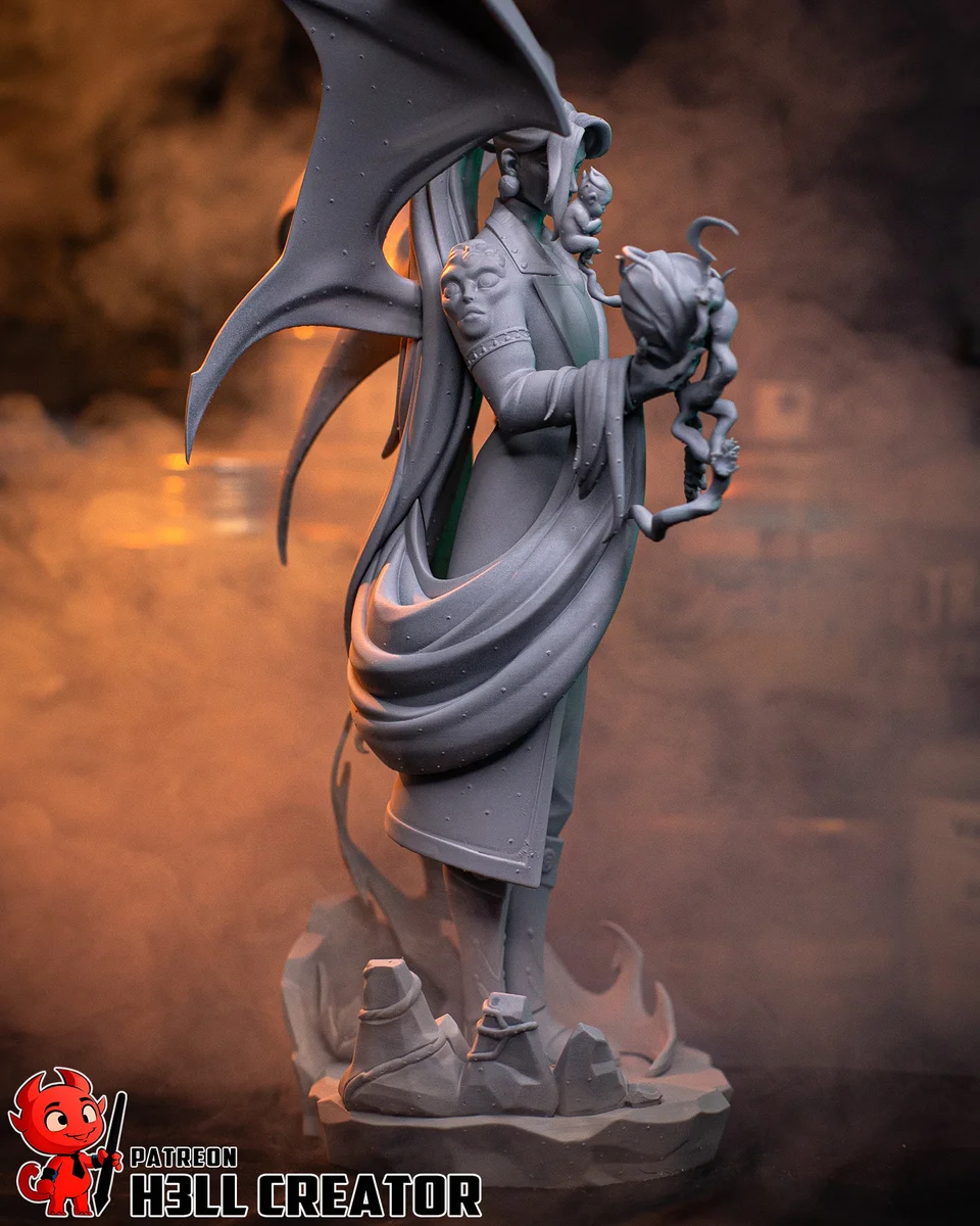 Chaos | Fan Art | 3D Printed Resin Model Garage Kit | *Un-Painted* | H3LL Creator 11