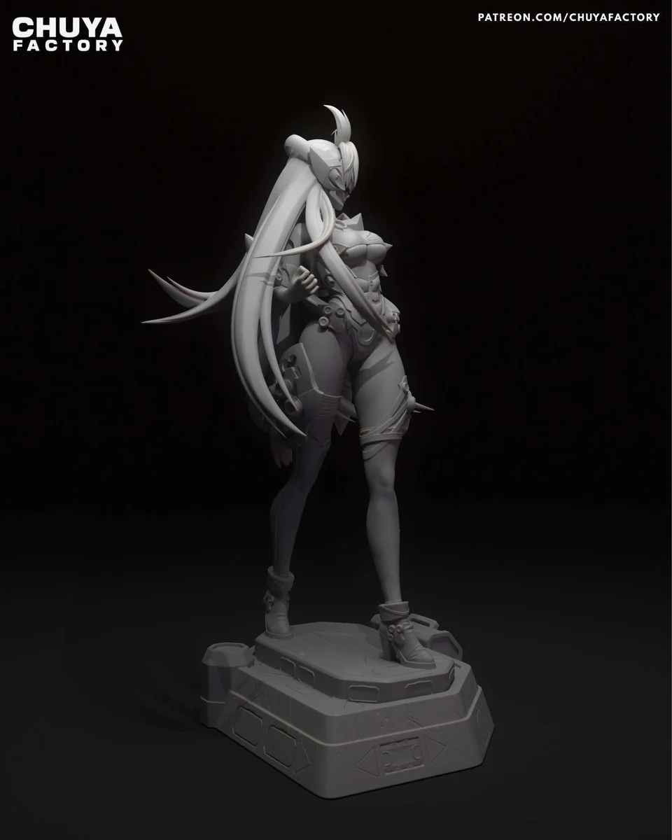 T - ELOS | Fan Art | 3D Printed Resin Model Garage Kit | *Un-Painted* | Chuya Factory 11