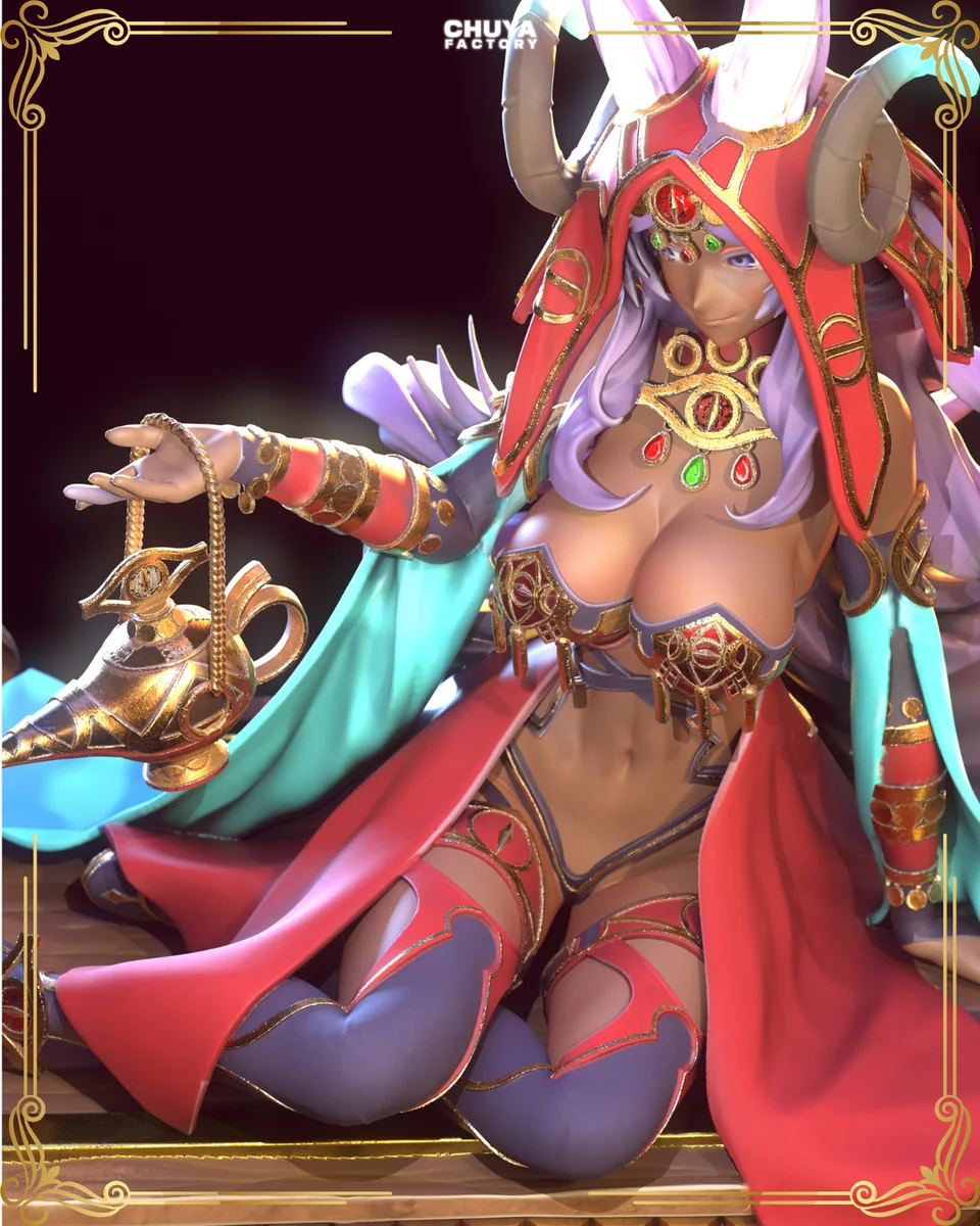 Queen of Sheba | Fan Art | 3D Printed Resin Model Garage Kit | *Un-Painted* | Chuya Factory 3