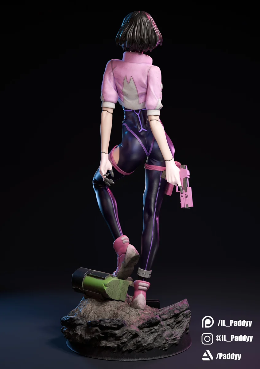 Sasha | Fan Art | 3D Printed Resin Model Garage Kit | *Un-Painted* | Il Paddyy 2
