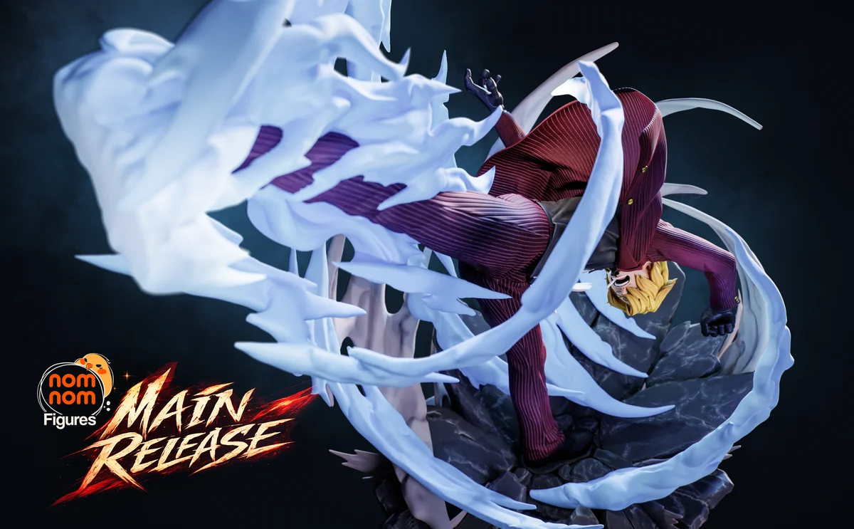 Sanji | Fan Art | 3D Printed Resin Model Garage Kit | *Un-Painted* | Nomnom 3