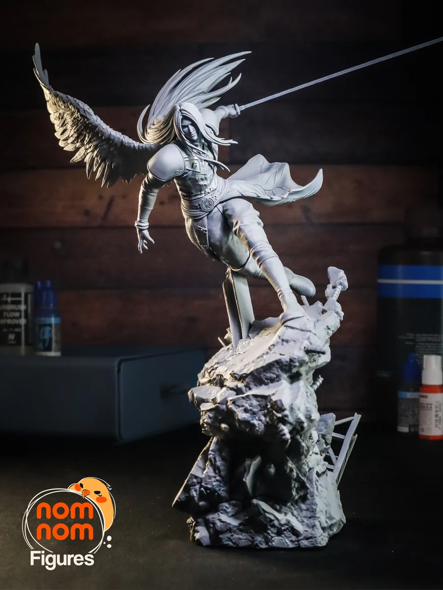 Sephiroth | Fan Art | 3D Printed Resin Model Garage Kit | *Un-Painted* | Nomnom 9