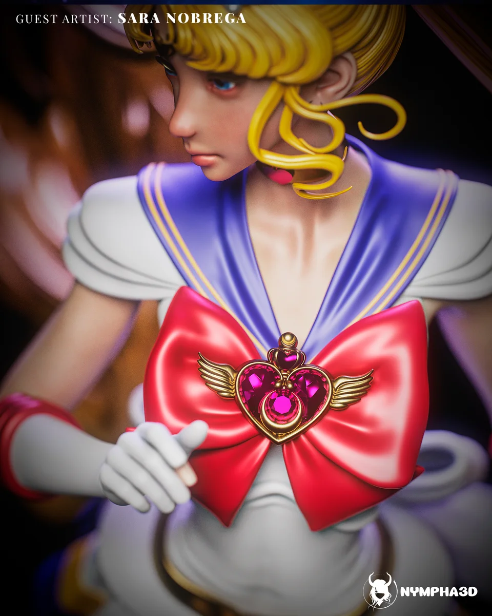 Sailor Moon | Fan Art | 3D Printed Resin Model Garage Kit | *Un-Painted* | Nympha3D 3