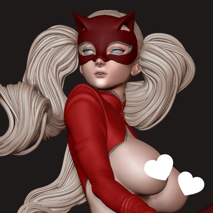 Ann Takamaki | Fan Art | 3D Printed Resin Model Garage Kit | *Un-Painted* | Nympha3D 8