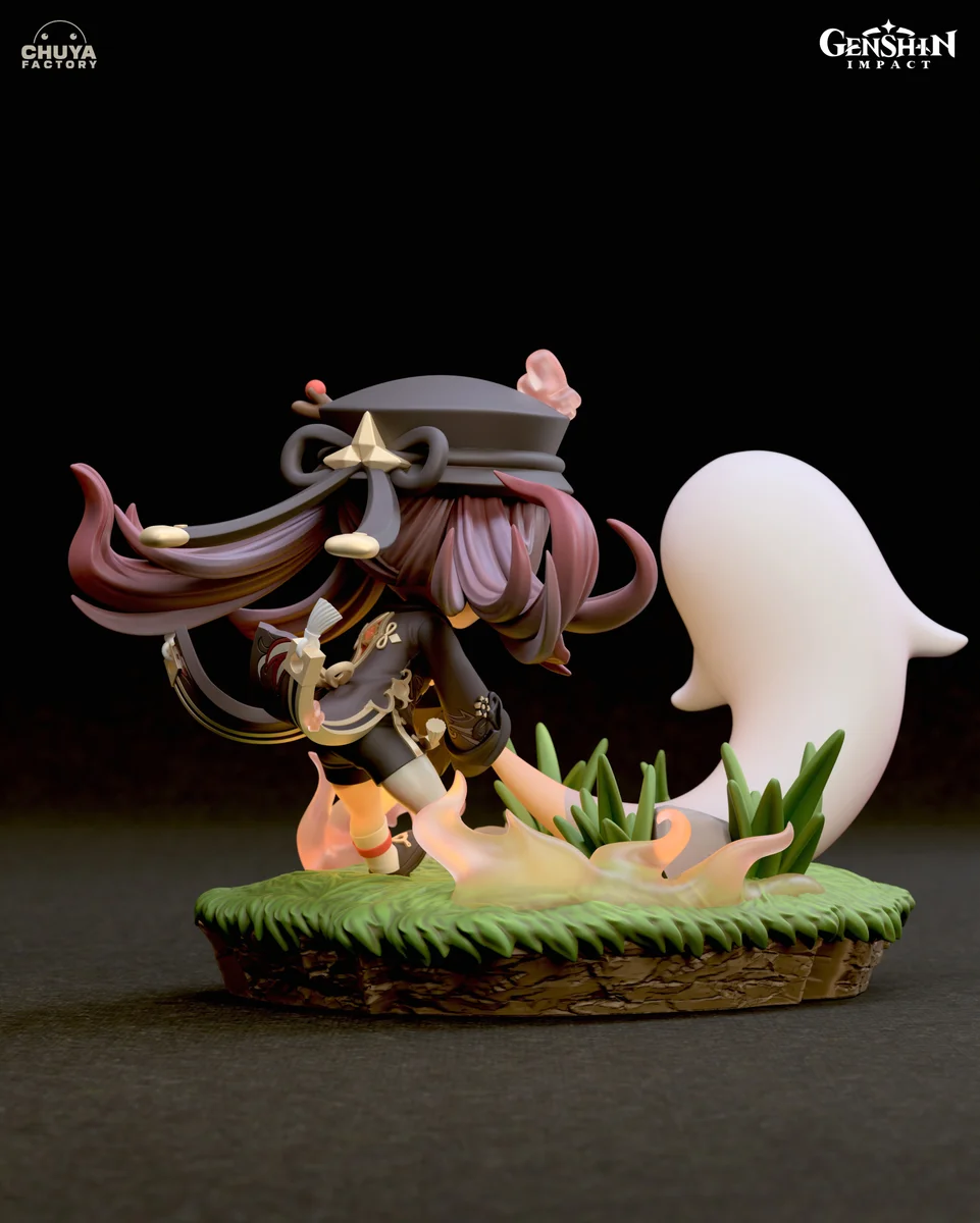 Chibi Hu Tao | Fan Art | 3D Printed Resin Model Garage Kit | *Un-Painted* | Chuya Factory 5