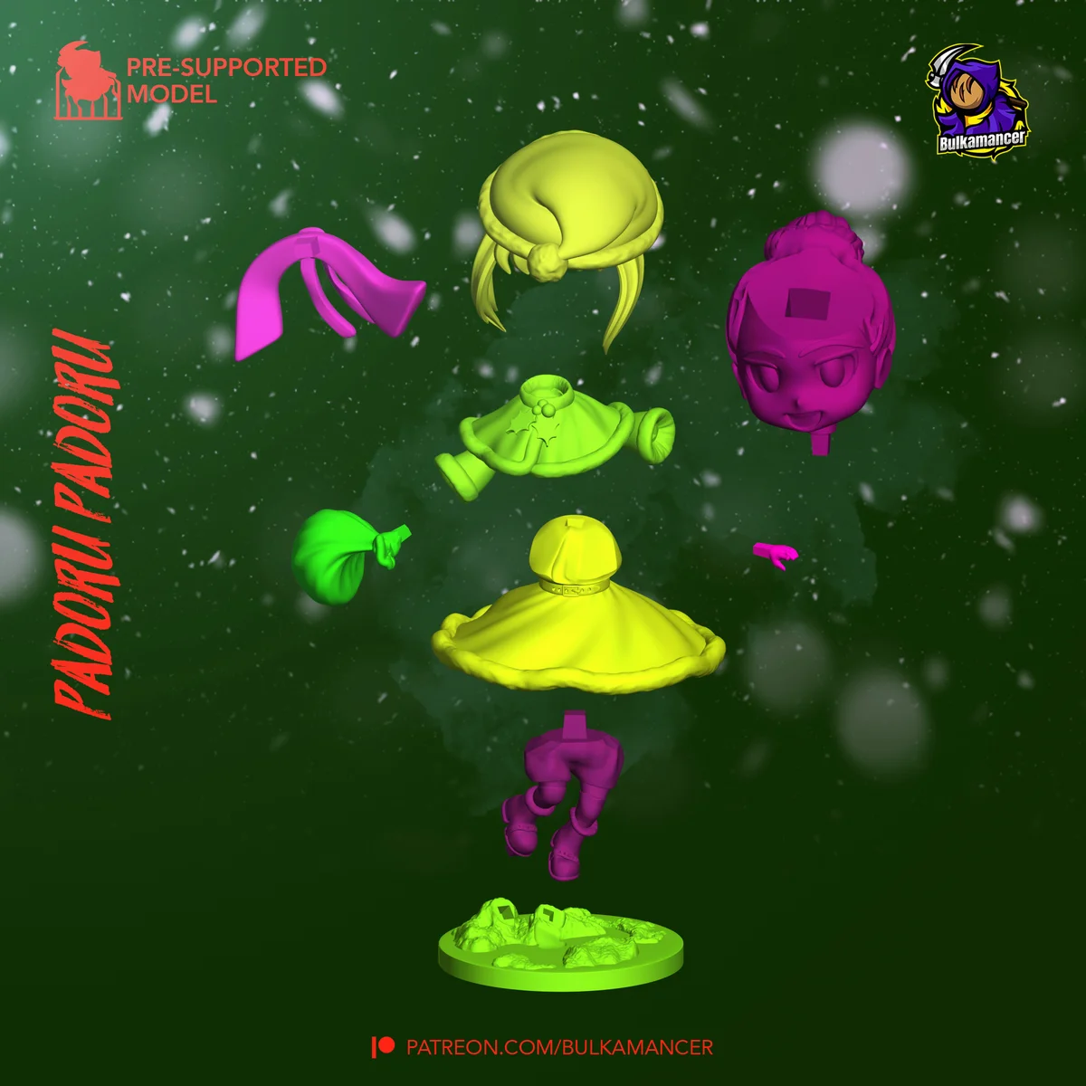 Padoru of Fate | Fan Art | 3D Printed Resin Model Garage Kit | *Un-Painted* | Bulkamancer 4
