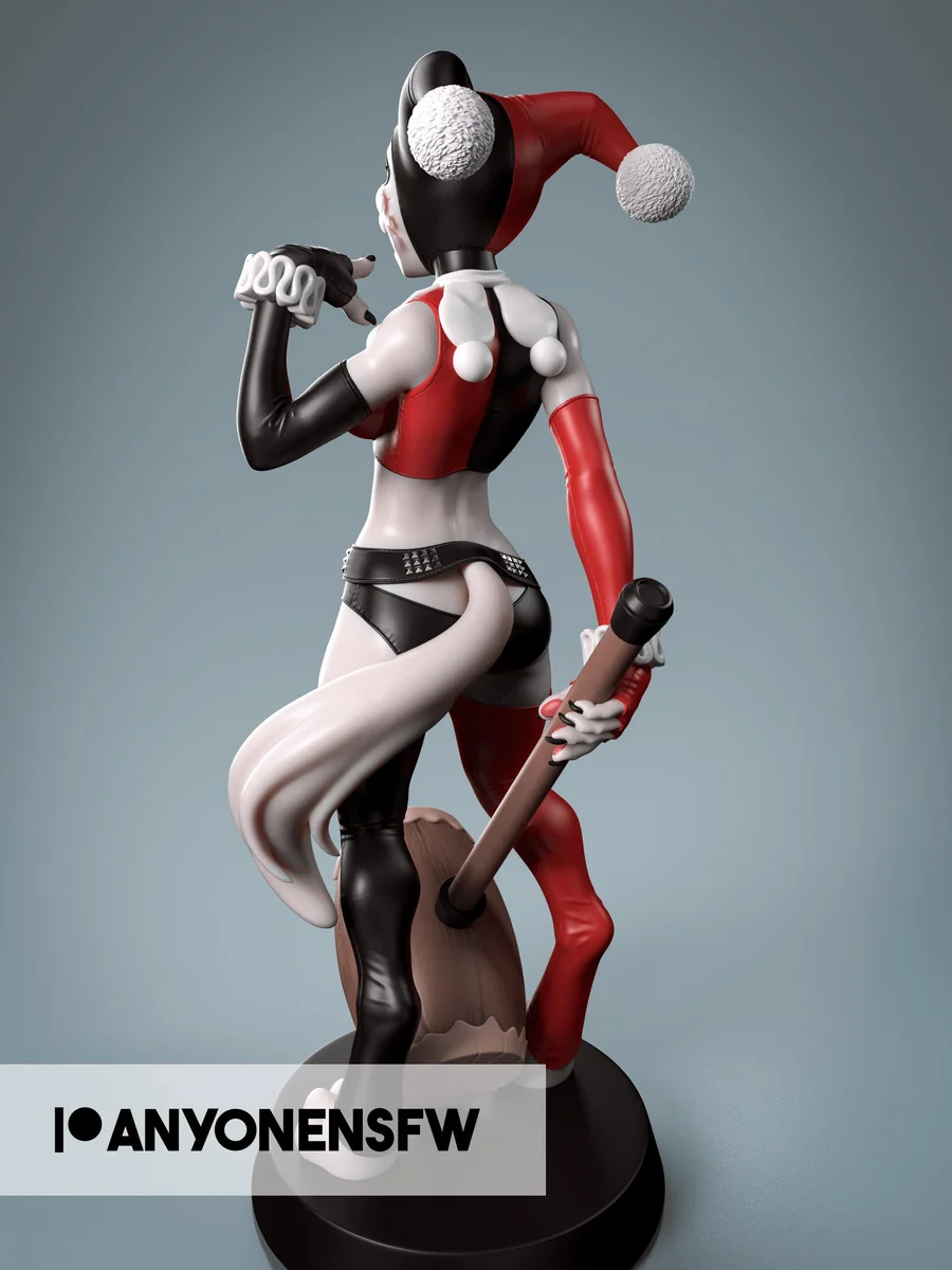 Harlequin | Fan Art | 3D Printed Resin Model Garage Kit | *Un-Painted* | AnyoneNSFW 2