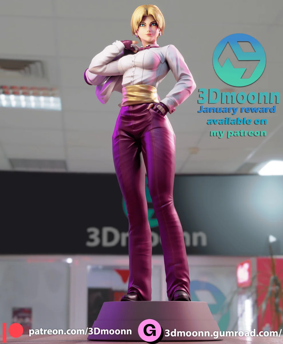 King | Fan Art | 3D Printed Resin Model Garage Kit | *Un-Painted* | 3DMoon 2