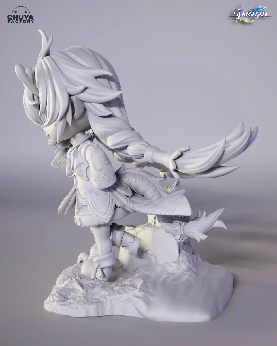 Chibi Bailu | Fan Art | 3D Printed Resin Model Garage Kit | *Un-Painted* | Chuya Factory 9