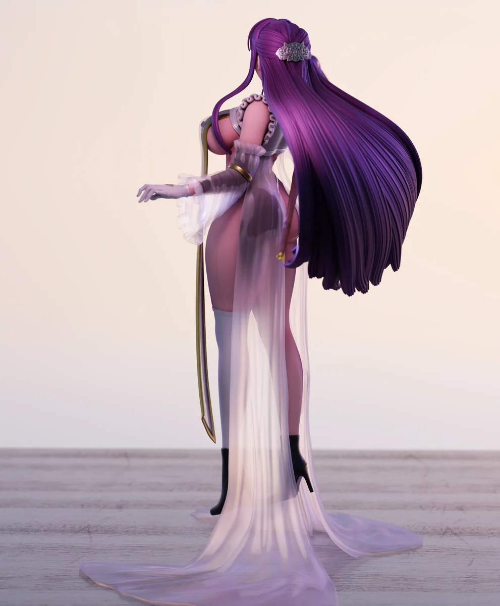 Fern | Fan Art | 3D Printed Resin Model Garage Kit | *Un-Painted* | Momoji 5