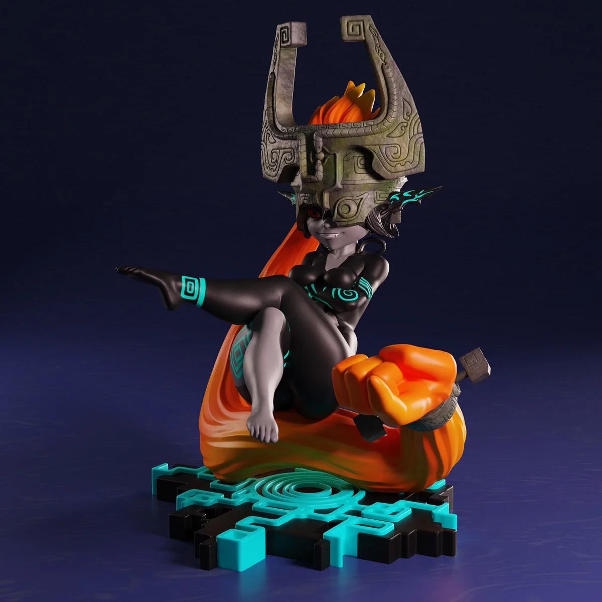 Imp Princess | Fan Art | 3D Printed Resin Model Garage Kit | *Un-Painted* | Polybits 2