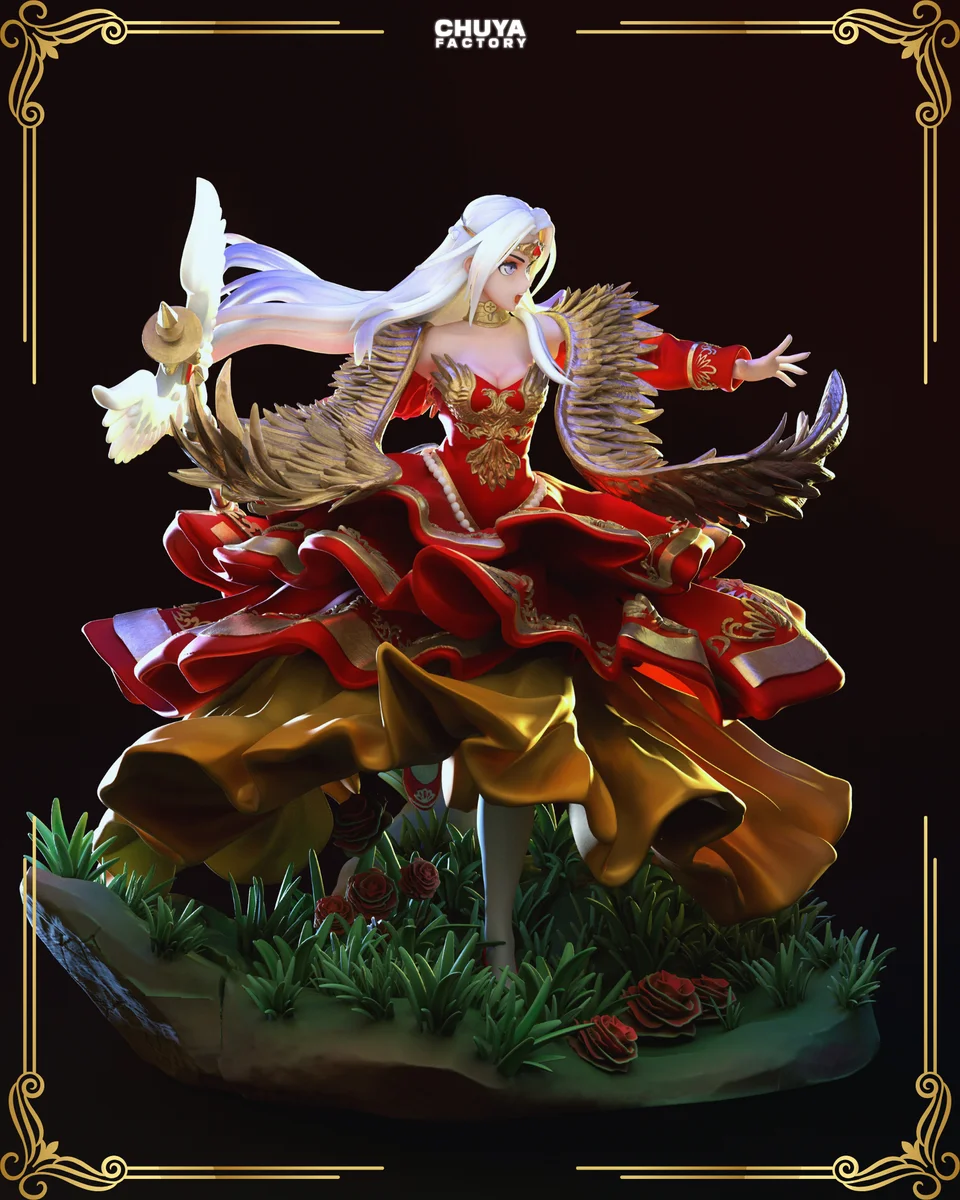 Edelgard von Hresvelg | Fan Art | 3D Printed Resin Model Garage Kit | *Un-Painted* | Chuya Factory 7