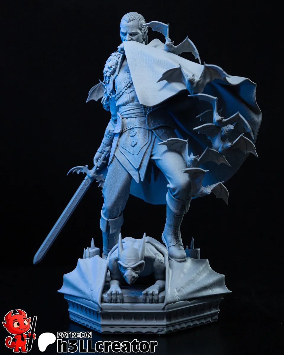 Strahd von Zarovich | Fan Art | 3D Printed Resin Model Garage Kit | *Un-Painted* | H3LL Creator 8