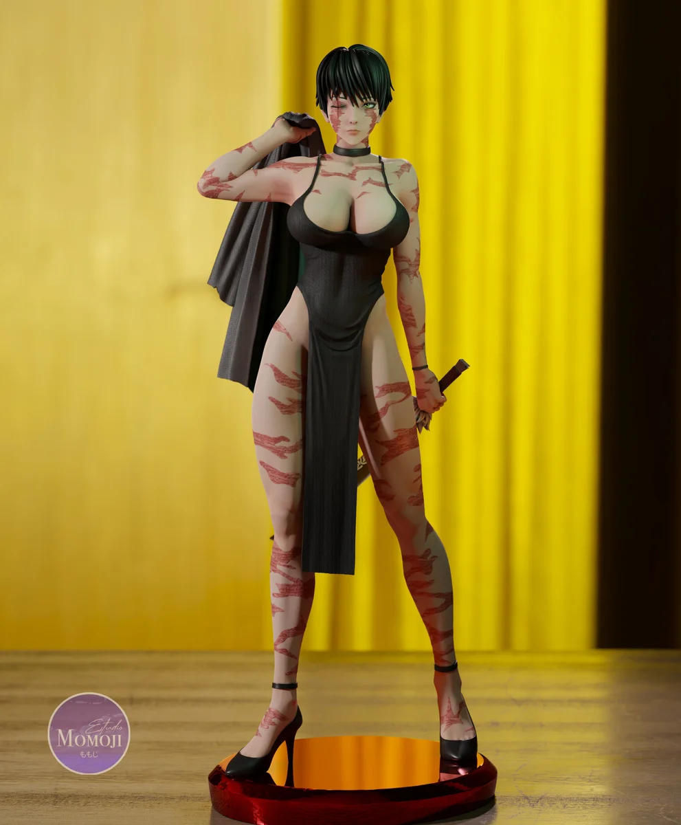 Maki | Fan Art | 3D Printed Resin Model Garage Kit | *Un-Painted* | Momoji 2