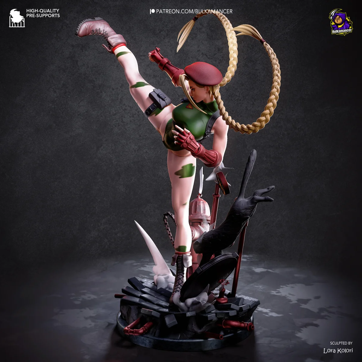 Cammy | Fan Art | 3D Printed Resin Model Garage Kit | *Un-Painted* | Bulkamancer 4