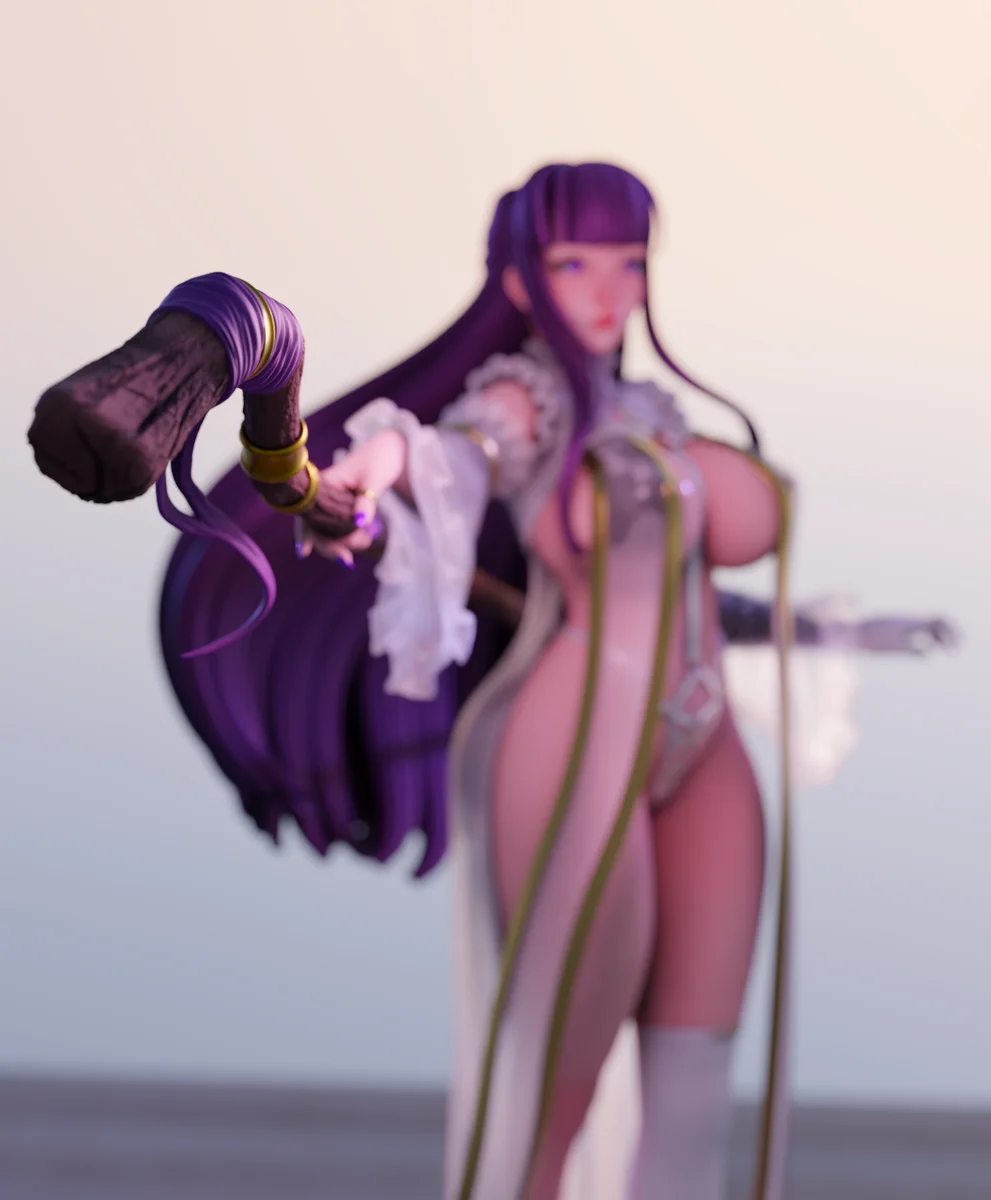 Fern | Fan Art | 3D Printed Resin Model Garage Kit | *Un-Painted* | Momoji 7