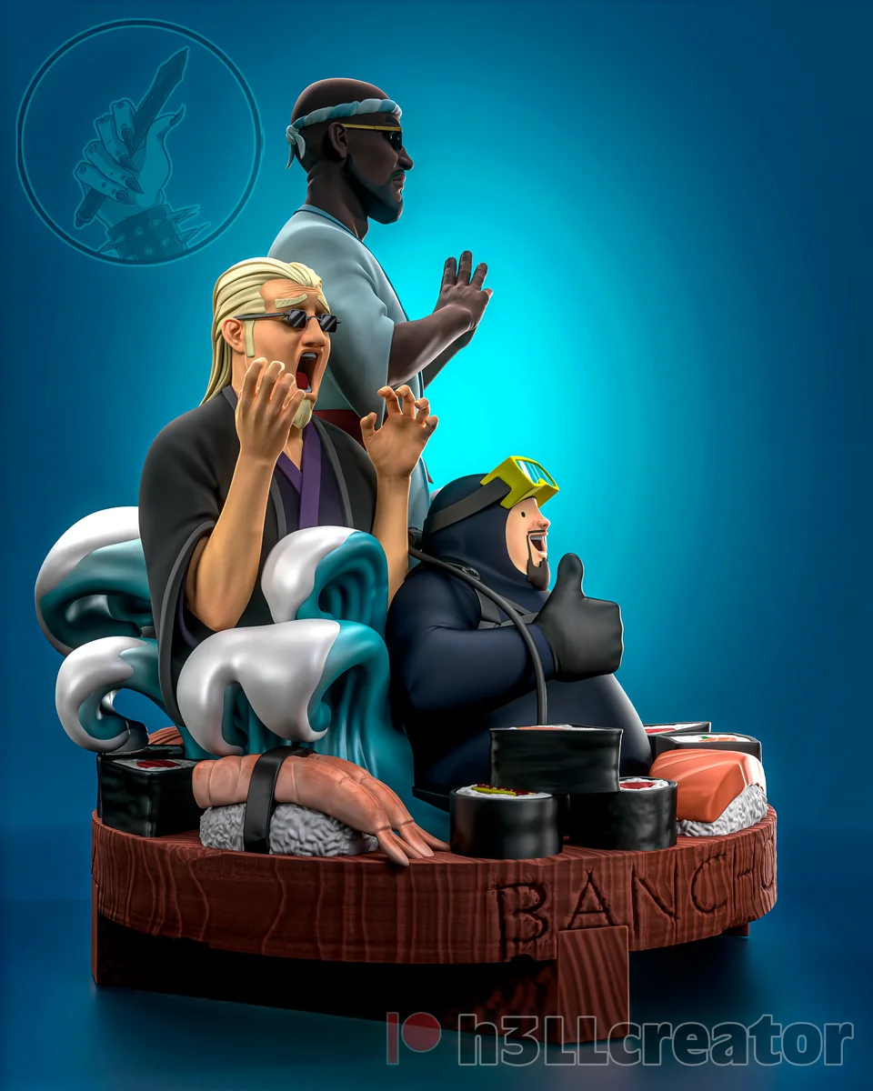 Dave the Diver | Fan Art | 3D Printed Resin Model Garage Kit | *Un-Painted* | H3LL Creator 7