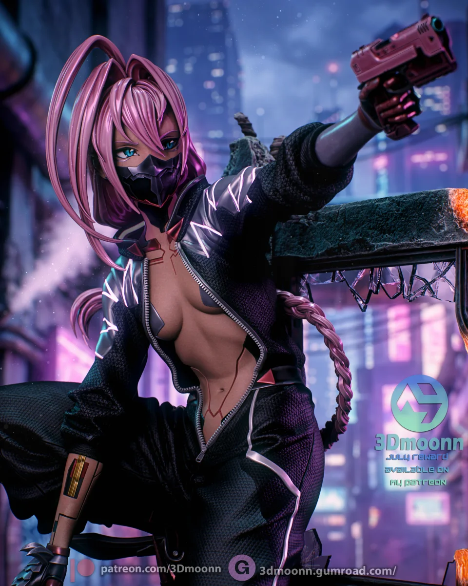 Talia Yang | Fan Art | 3D Printed Resin Model Garage Kit | *Un-Painted* | 3DMoonn 7