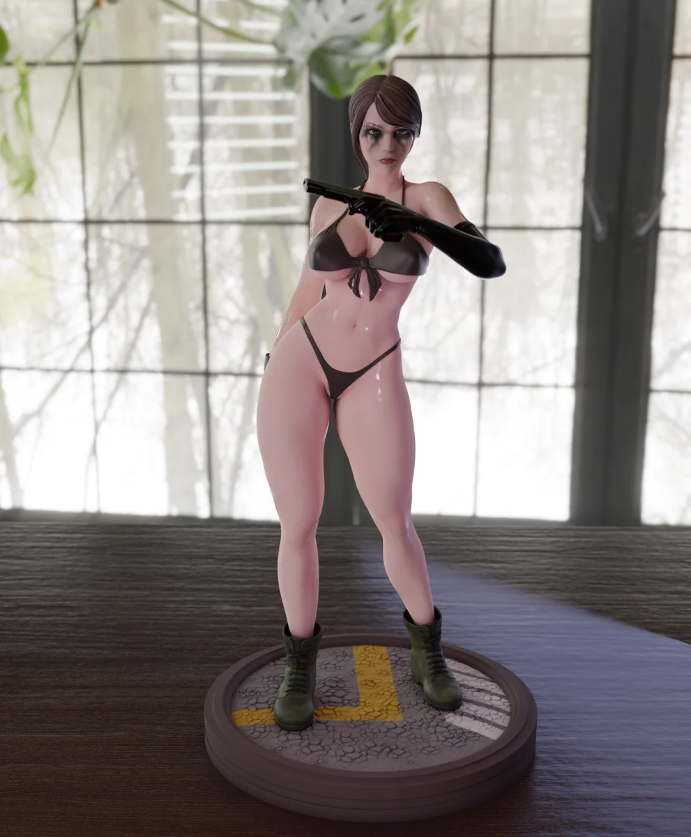 Quiet | Fan Art | 3D Printed Resin Model Garage Kit | *Un-Painted* | Momoji 3