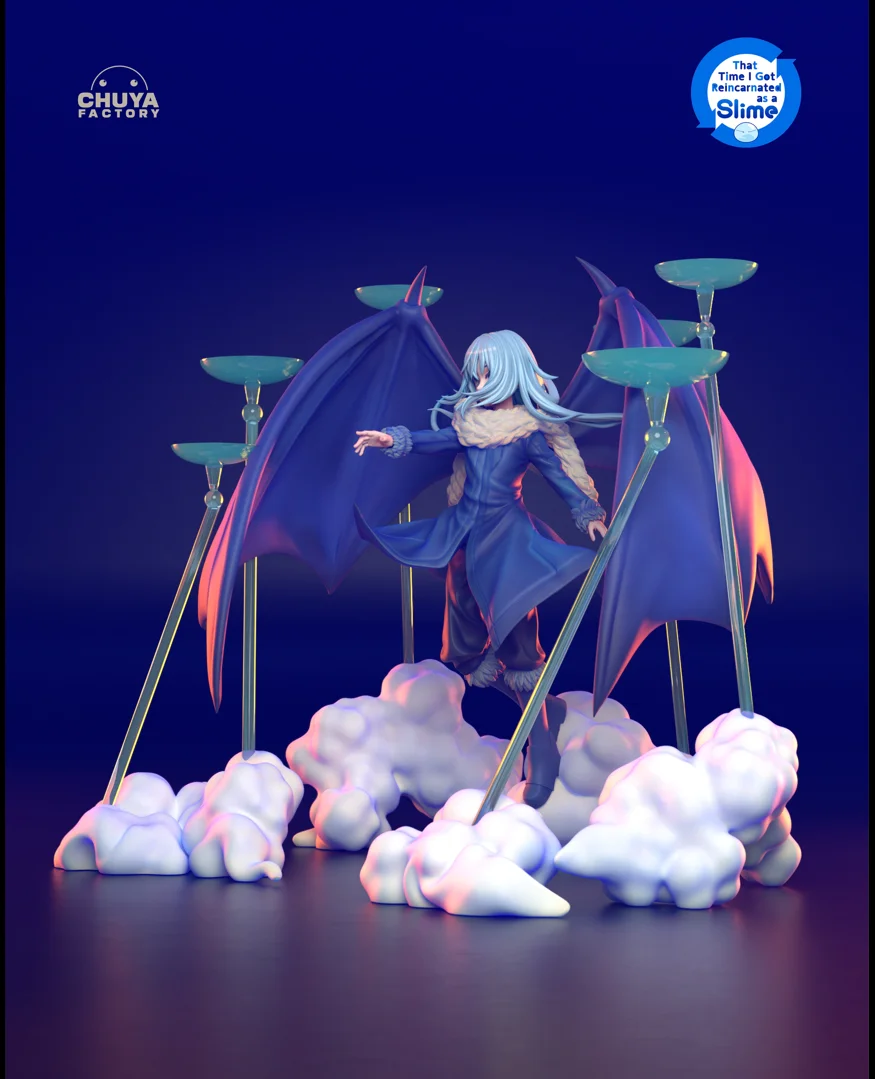 Rimuru Tempest | Fan Art | 3D Printed Resin Model Garage Kit | *Un-Painted* | Chuya Factory 5
