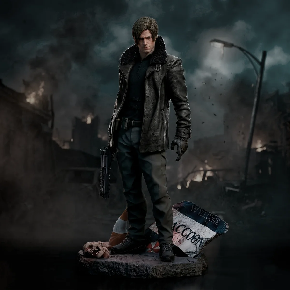 Leon S. Kennedy | Fan Art | 3D Printed Resin Model Garage Kit | *Un-Painted* | Rechtag 5