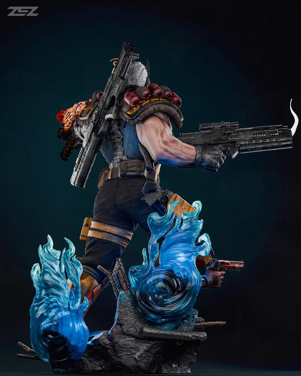 Cable | Fan Art | 3D Printed Resin Model Garage Kit | *Un-Painted* | ZEZ Studio 3