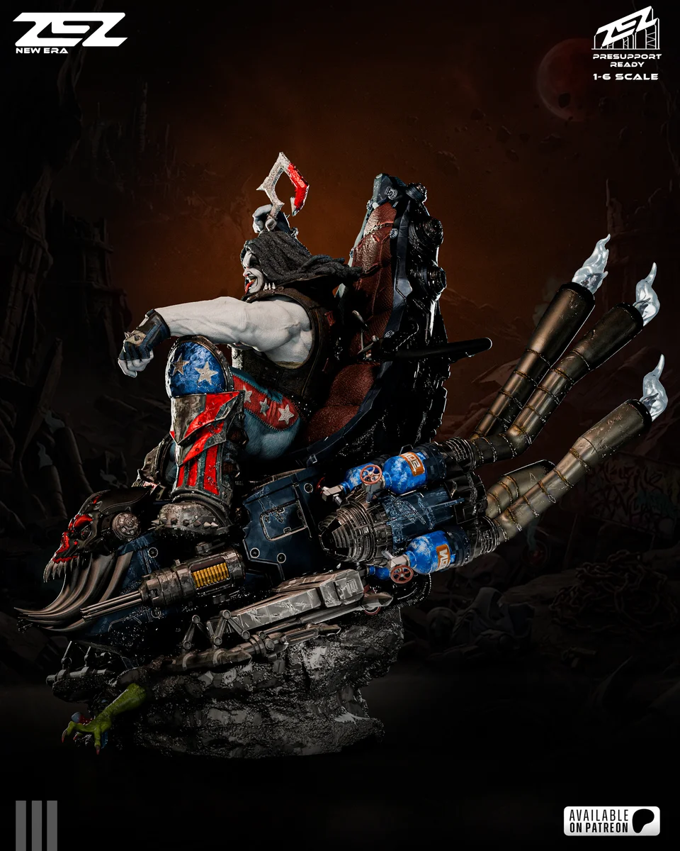 Lobo Throne | Fan Art | 3D Printed Resin Model Garage Kit | *Un-Painted* | ZEZ Studio 9