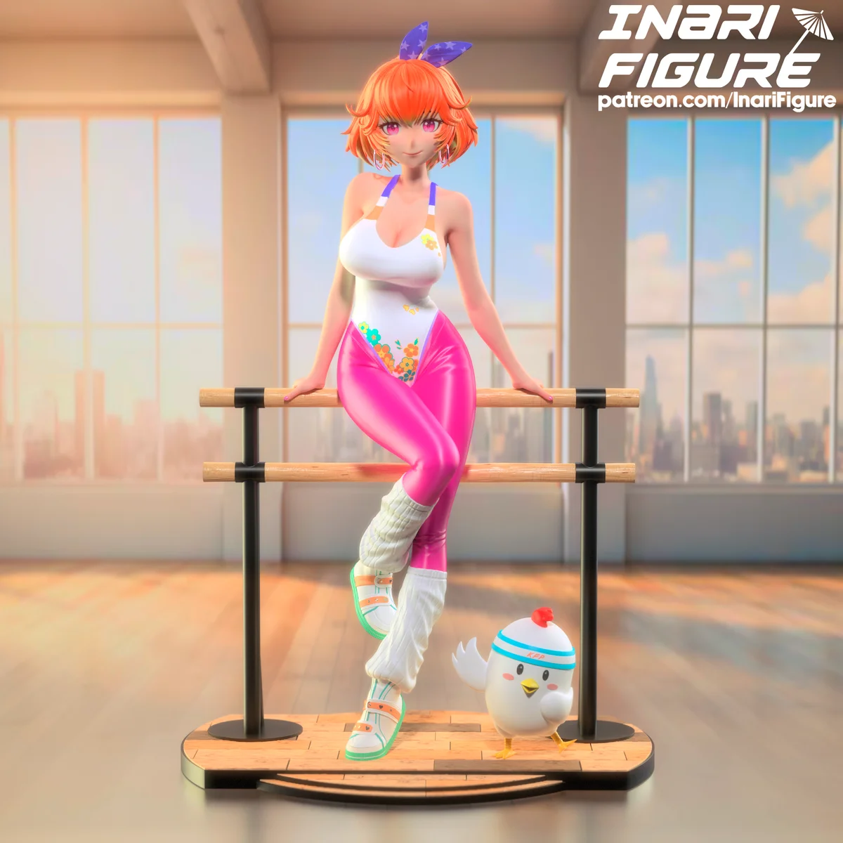 Takanashi Kiara | Fan Art | 3D Printed Resin Model Garage Kit | *Un-Painted* | Inari Figure 4