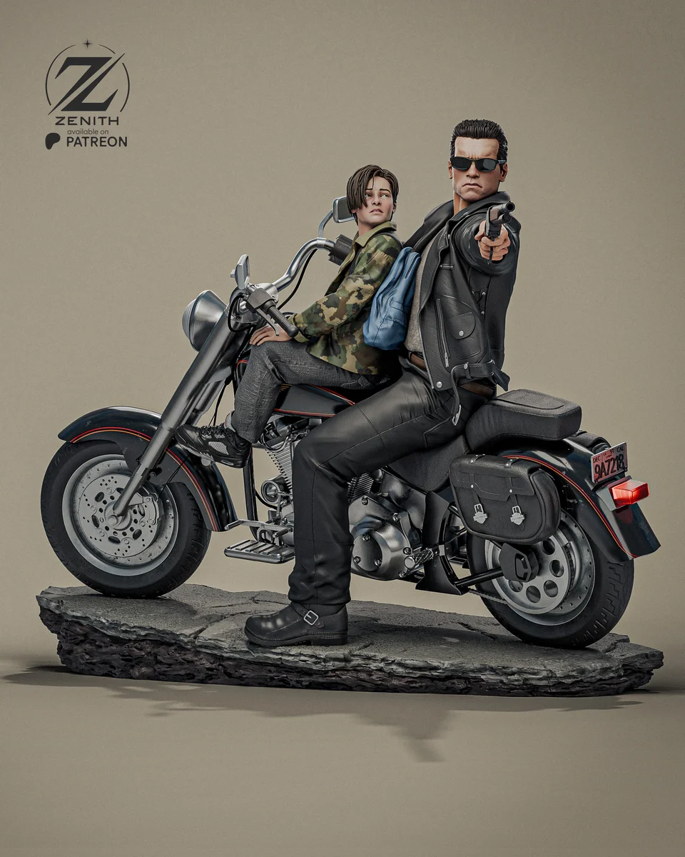 Terminator T-800 | Fan Art | 3D Printed Resin Model Garage Kit | *Un-Painted* | Zenith Studios 3
