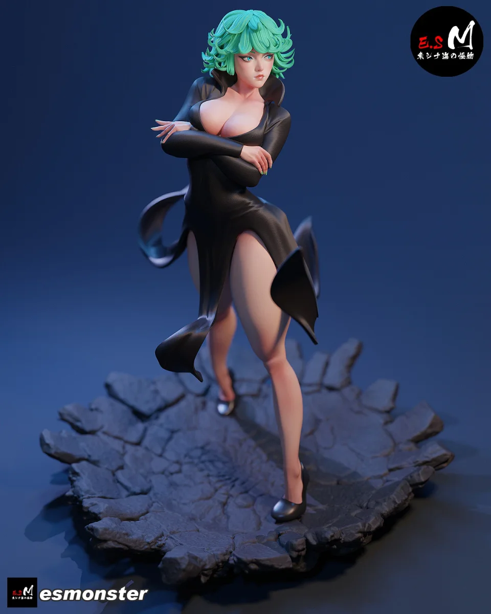 Tatsumaki | Fan Art | 3D Printed Resin Model Garage Kit | *Un-Painted* | ES Monster 2