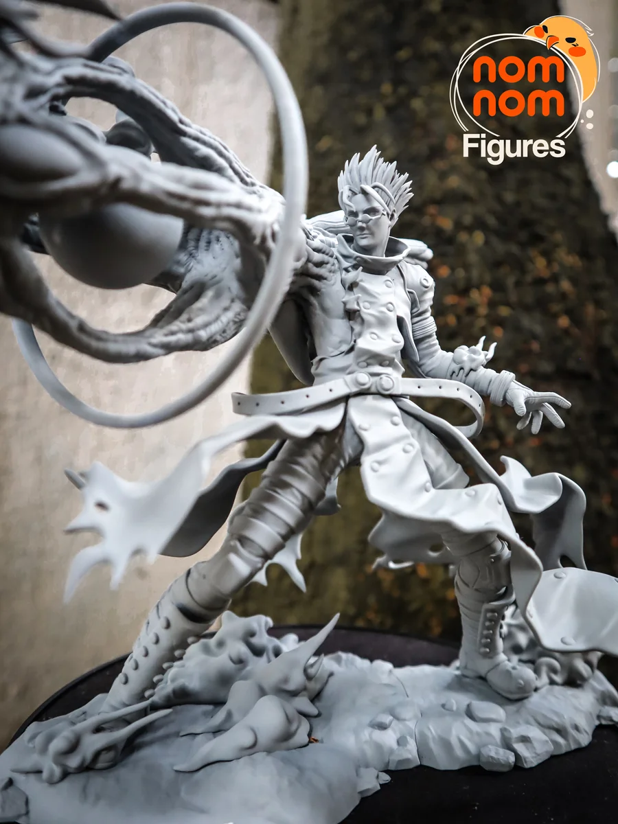 Vash the Stampede | Fan Art | 3D Printed Resin Model Garage Kit | *Un-Painted* | Nomnom 4