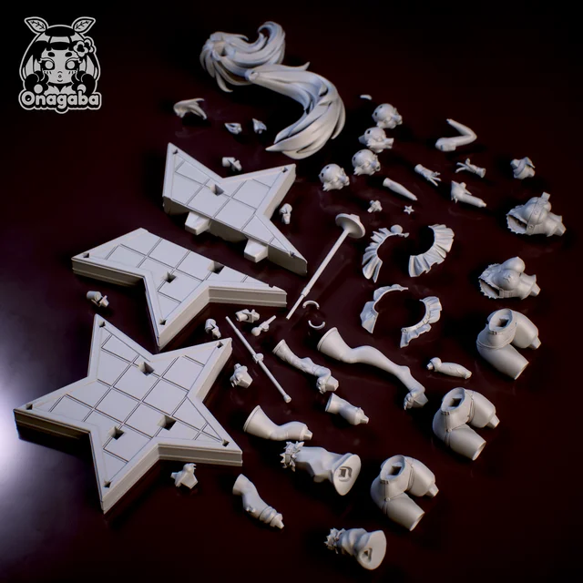 Loona Rockstar | Fan Art | 3D Printed Resin Model Garage Kit | *Un-Painted* | ONAGABA 13
