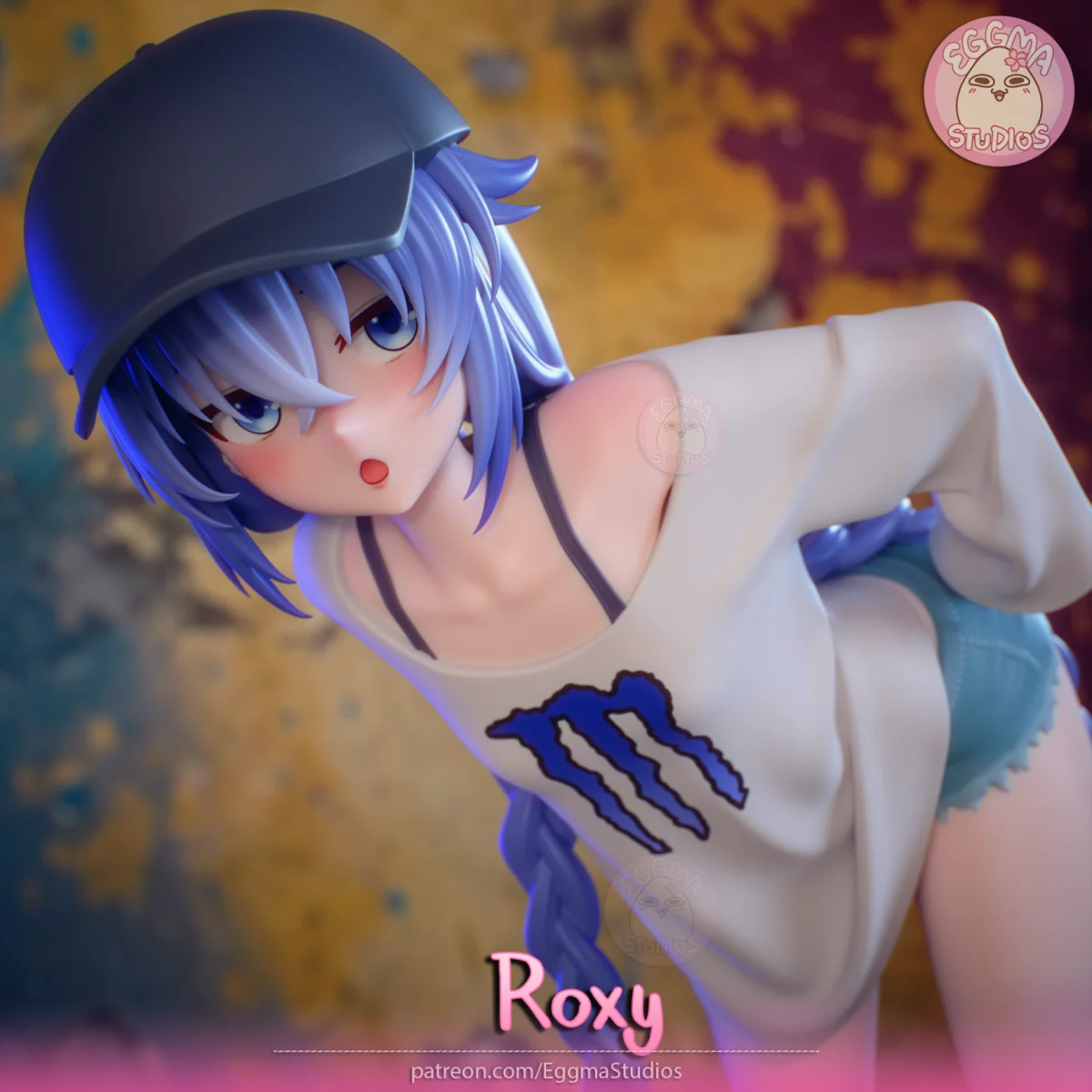 Roxy | Fan Art | 3D Printed Resin Model Garage Kit | *Un-Painted* | EggmaStudios 11