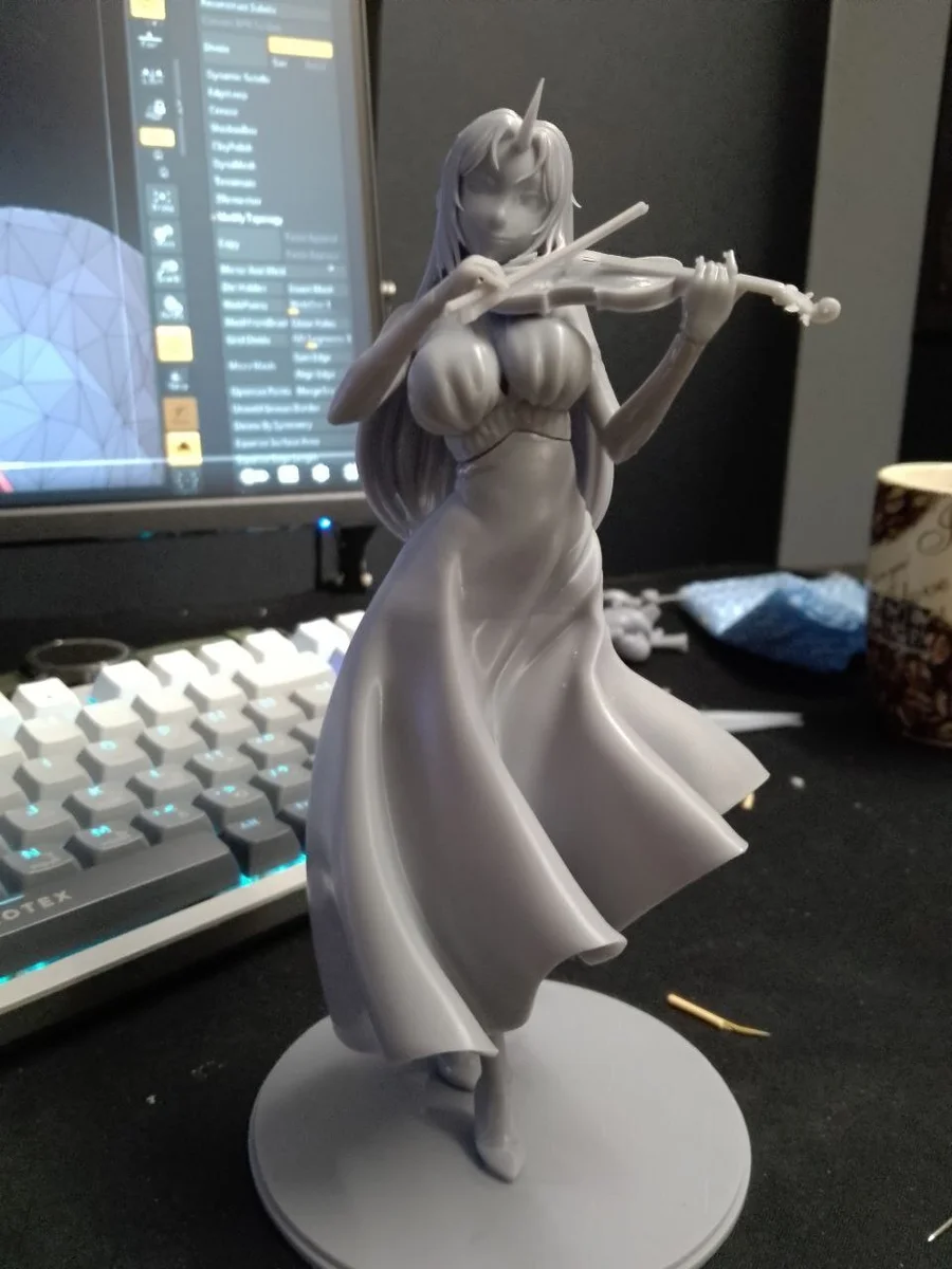 Shion | Fan Art | 3D Printed Resin Model Garage Kit | *Un-Painted* | Inari Figure 10
