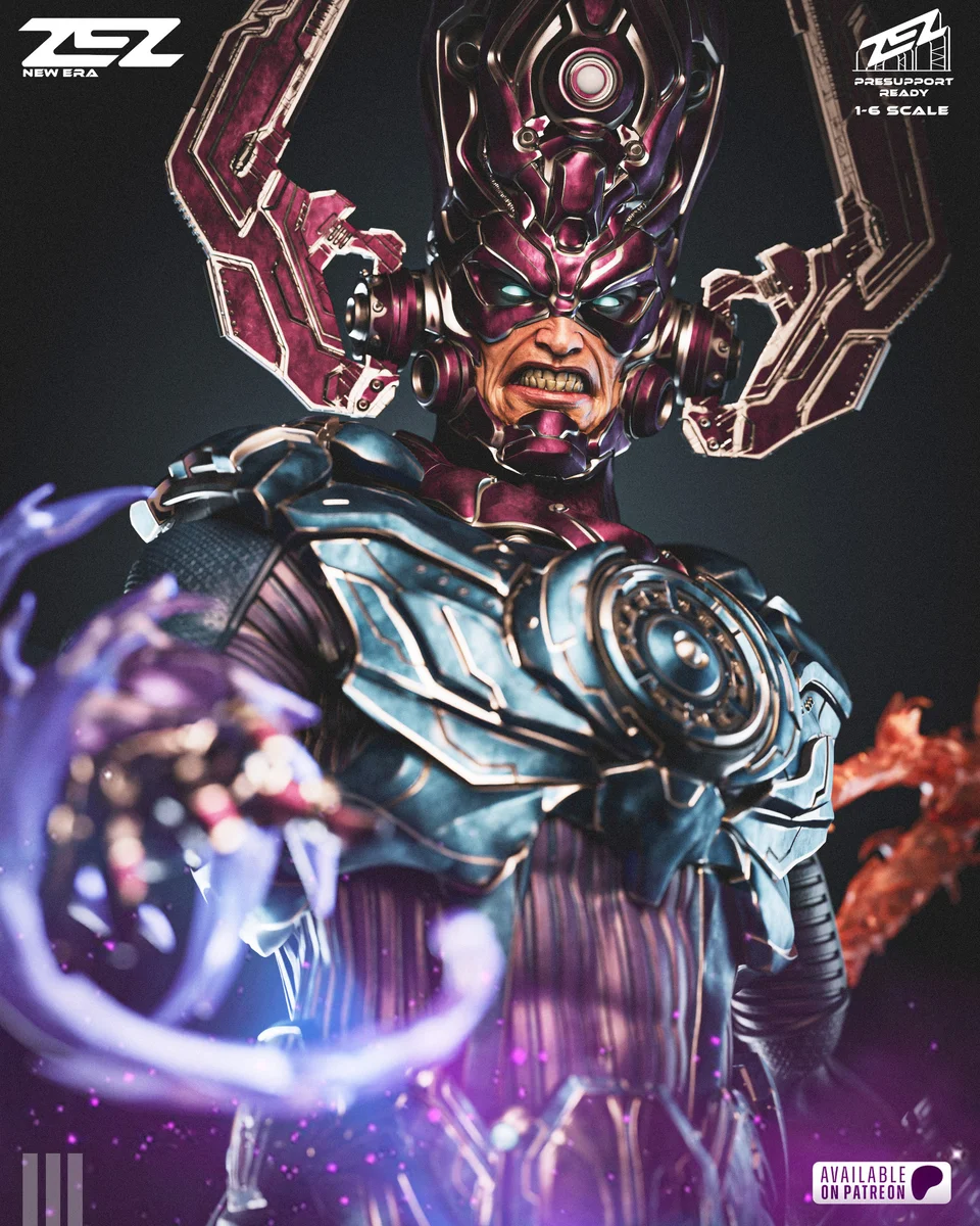Galactus | Fan Art | 3D Printed Resin Model Garage Kit | *Un-Painted* | ZEZ Studio