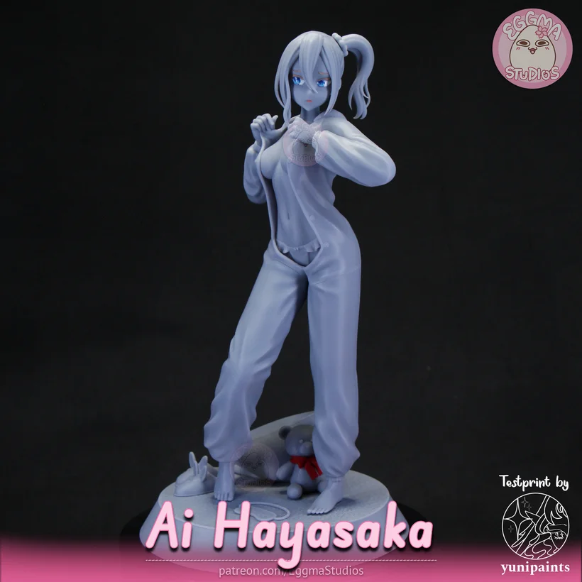 Ai Hayasaka | Fan Art | 3D Printed Resin Model Garage Kit | *Un-Painted* | EggmaStudios 13