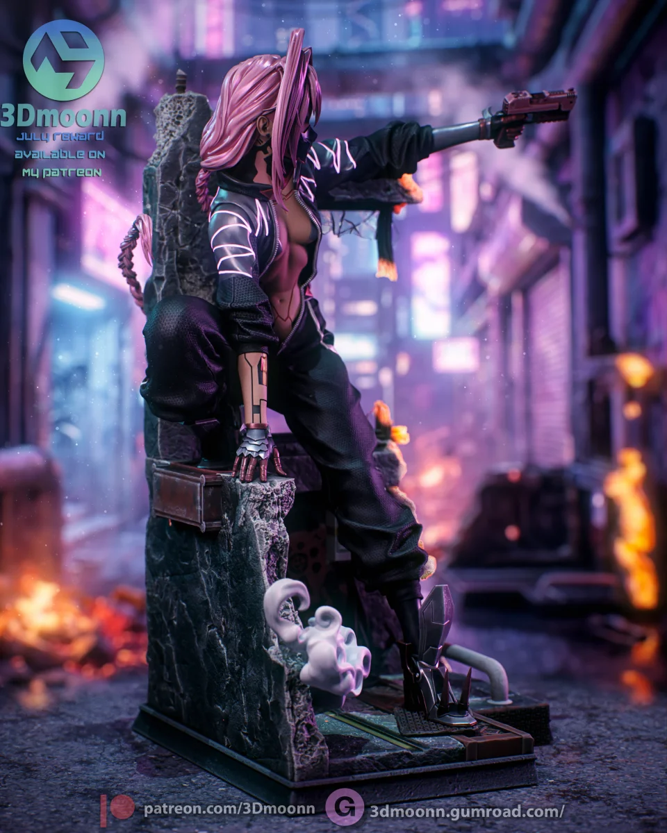 Talia Yang | Fan Art | 3D Printed Resin Model Garage Kit | *Un-Painted* | 3DMoonn 3